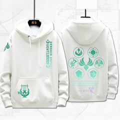 Unisex Game Venti Printed Loose Hoodie