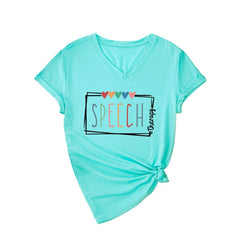 Speech Therapy Casual Women's T-shirt
