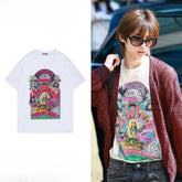 JUHOON Same Zeppelin Short-sleeved T-shirt Top