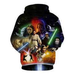 Unisex Comic Pattern 3D Printed Loose Hoodie