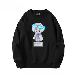 Women's Anime Cos Crew Neck Sweatshirt