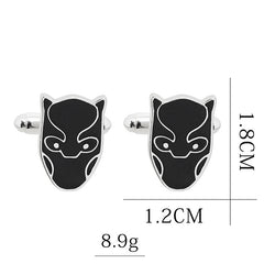 Stylish Comics Cufflink Tie Clip 3 Piece Set