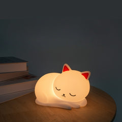 Soft Cat Silicone Pat Night Light