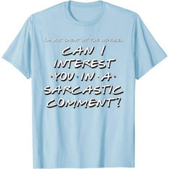Unisex Sarcastic Letter Printed Loose T-shirt