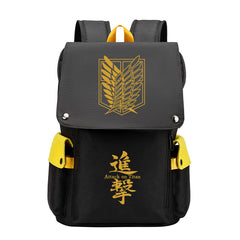 Anime Logo Printed Backpack
