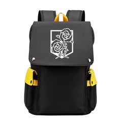 Anime Logo Printed Backpack