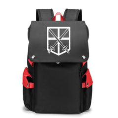 Anime Logo Printed Backpack