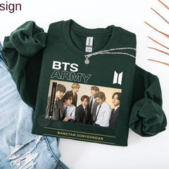 BTS Army Crewneck Sweatshirt Merch