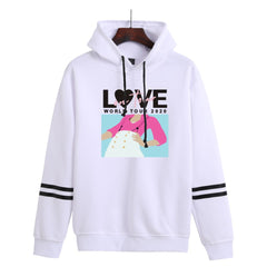 Women's Graphic Print Loose Pullover Hoodie