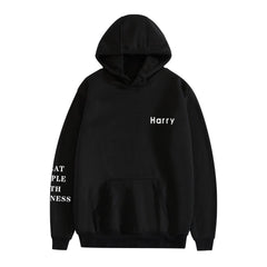 Unisex Letter Loose Hoodie