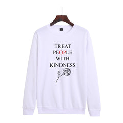 Letter Print Pullover Sweatshirt