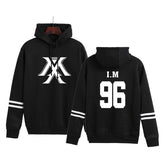 Casual Kpop Number Printed Pullover Hoodie