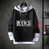 Cool Men's Letter Print Relaxed Hoodie