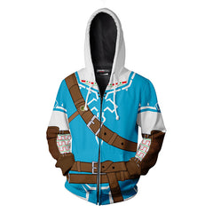 Game 3D Print Zipper Sports Cospaly Hoodie