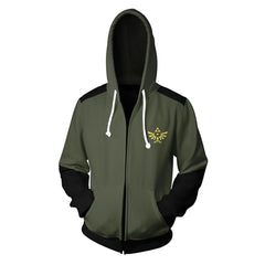 Game 3D Print Zipper Sports Cospaly Hoodie