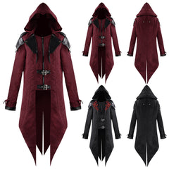 Retro Men's Medieval Long Costume Coat