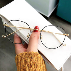 Metal Flat Mirror Glasses Frame