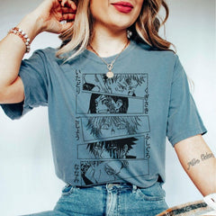 Unisex Anime Graphic Print T-shirt