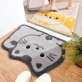 Cartoon-shaped Bathroom Door Floor Mat