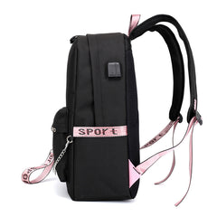 SKZ LOGO Chain Backpack Lunch Bag Three-piece Set