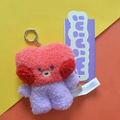 Lovely BTS Plush Keychain Doll