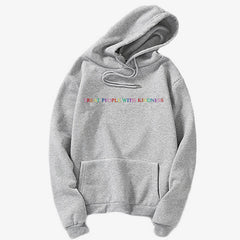 Unisex Letter Print Hoodie