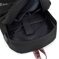 SKZ LOGO Chain Backpack Lunch Bag Three-piece Set