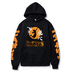 Unisex Casual Anime Graphic Print Loose Hoodie
