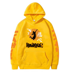Unisex Casual Anime Graphic Print Loose Hoodie