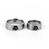 Trendy Comic Logo Laser Ring