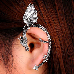 The Whispering Dragon Handcrafted Ear Cuff