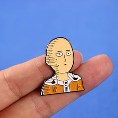 Saitama Anime Brooch Badge