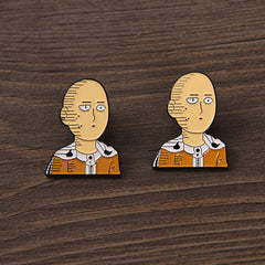 Saitama Anime Brooch Badge