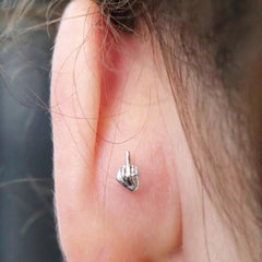 Middle Finger Earrings