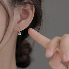 Dainty Tulip Earrings