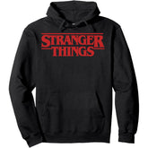 STR Simple Red Logo Pullover Hoodie