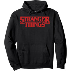 STR Simple Red Logo Pullover Hoodie