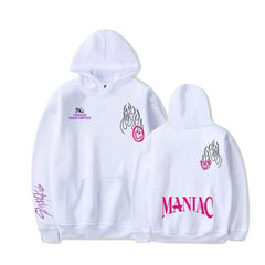 Unisex Casual Kpop MANIAC Graphic Hoodie