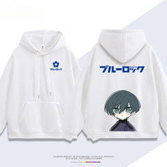 Unisex Anime Pattern Printed Pullover Hoodie