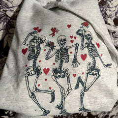 Valentines Skellie Crewneck Sweatshirt