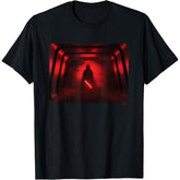 Darth Vader Red Lightsaber Shadow T-Shirt
