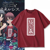 Girls Anime Cos Letter Short Sleeve T-Shirt