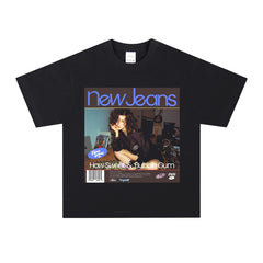 Danielle Graphic Crewneck Cotton T-shirt