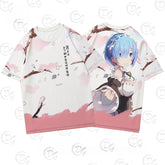 Men's and Women's Anime Short-sleeved T-shirt