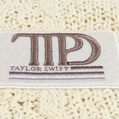 TS TTPD Long-sleeved Cardigan Beige Sweater