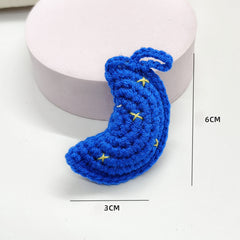 Handmade Crochet Sun & Moon Car Pendant