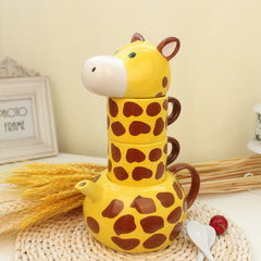 Giraffe Pot and Mug Set