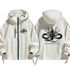 Unisex Game Logo Print Cos Zipper Jacket