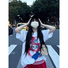 Karina Same Cartoon Short-sleeved T-shirt