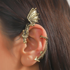 The Whispering Dragon Handcrafted Ear Cuff